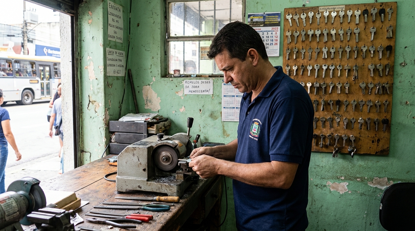 Cópia de Chave Residencial profissional na Asa Norte‑DF